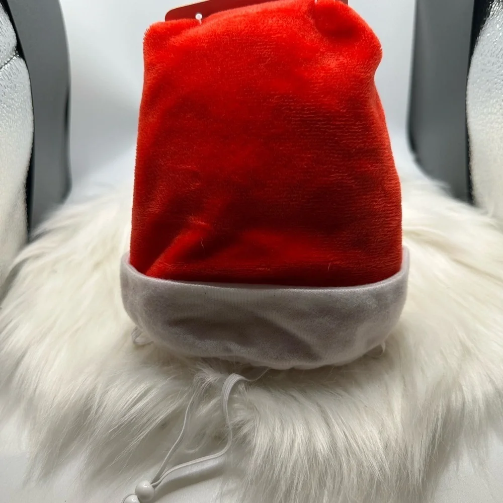 🩷5/$10 PET Red and White Santa Hat